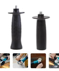 Angle Grinder Side Handle With 8mm And 10mm Thread Mounts, Auxiliary Grip For Grinding, Cutting And Polishing, Heavy Duty Plastic And Metal Construction, Black, 1 Pack M8 shown with two grip styles