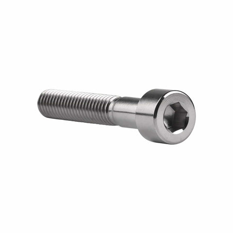 Titanium M7x40 Hex Socket Bolts 2 Pack 6AL4V Grade 5 Titanium Alloy 1mm Pitch 7mm Diameter Head 10mm Height Screws