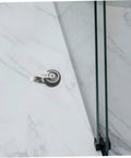 Chrome sagging sliding door guide roller wheel for barn doors, durable bottom support, easy install, smooth operation on glass door