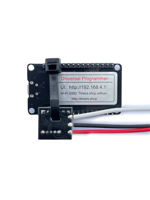Universal Programmer module with cables for Compact Timer Delay Relay 0.1 Second To 9999 Hours 3V 12V 18V DC 5A Power On Off Delay Cycling.