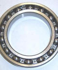 61926 Thin Section Metric Ball Bearing 130x180x24 Large, steel open design with deep groove, shown from top view