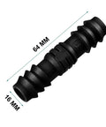 8 Piece Half Inch Drip Irrigation Fittings Kit Inline Barb Hose Connectors DIY Ready Heavy Duty Plastic 13x16mm tubing.