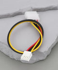 4 Pack 4 Pin Molex Male To 4 Pin Female Floppy Power Cable 30 Cm Long 18 AWG Easy Plug And Play For Three Point Five Inch Floppy Drives Old School PC Upgrade Durable Plastic Housing, 30 cm cable