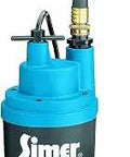 No Nonsense Smart Submersible Utility Pump With Automatic Sensor, One Quarter HP, corrosion resistant, blue thermoplastic body