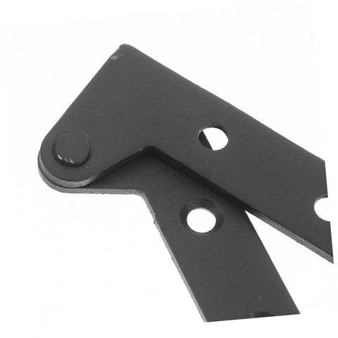 Heavy Duty Rotatable Hidden Door Hinges 2 Pack for Cabinets, Secret Doors and Bookcases Concealed Pivot Hinges, close-up view