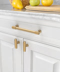 Champagne Bronze Knurled Cabinet Pulls Set Of 10 5 Inch Center To Center Kitchen Cabinet Handles And Drawer Pulls Durable ZH034