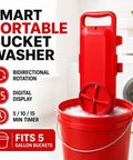 Totally Legit Portable Bucket Washer With Built In Timer And Dual Stir Action That Cruises Through Tough Grime Super Fast for 5-gallon buckets.