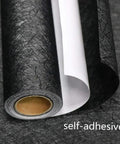 Black Silk Easy Peel And Stick Wallpaper 35.4 Inch By 118 Inch Embossed Textured Self Adhesive Removable Vinyl Roll