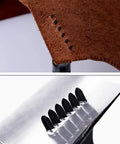 4 Piece Leather Stitching Punch Set With 1 2 4 6 Prongs, Hole Punch Tools for leather crafting and DIY stitching, 3mm size