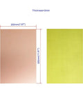 Single Sided Copper Clad PCB Laminate Board FR4 Glass Fiber 300 X 200 X 2mm 1 Piece For DIY Electronics Projects