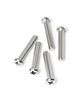Heavy Duty M5 X 20Mm Pan Head Machine Screws 30 Pc Set 304 Stainless Steel Phillips Cross Drive Hardware Fasteners, five screws displayed.