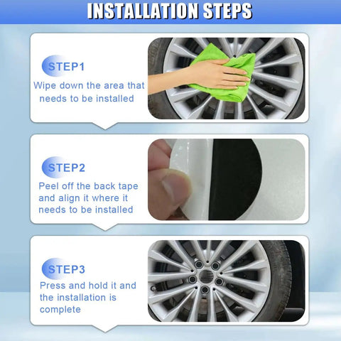 Installation steps for Four Pack American Flag Wheel Hub Center Cap Stickers Waterproof 56mm Universal Auto Exterior Decoration Decals For Car Truck SUV Weatherproof Dustproof Easy Install Black Flag Theme.