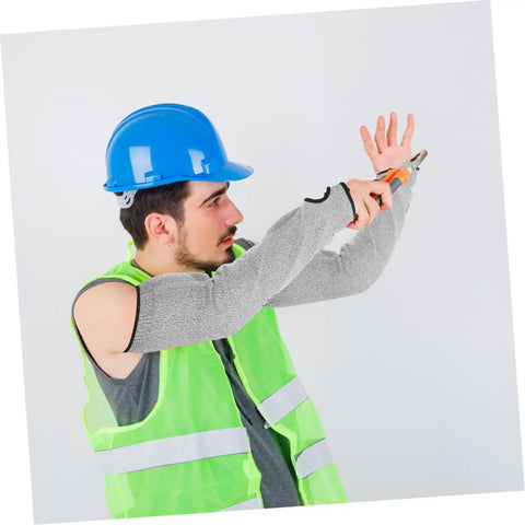 Top Shelf Cut Resistant Arm Sleeves With Thumb Hole Kick Butt Against Sharp Edges And Maintain Cool Breathable Forearm Guards For Mechanics Gardeners Weekend Warriors Stay Protected No Matter How Hard You Hustle