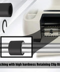 32 Pack Replacement Rubber Rollers Kit For Cricut Maker 3 And Maker With Anti Slip Clips Stainless Blades Clip Rings And DIY Repair Accessories A Full Maintenance Set For DIYers And Craft Pros retaining clip ring on Cricut Maker roller