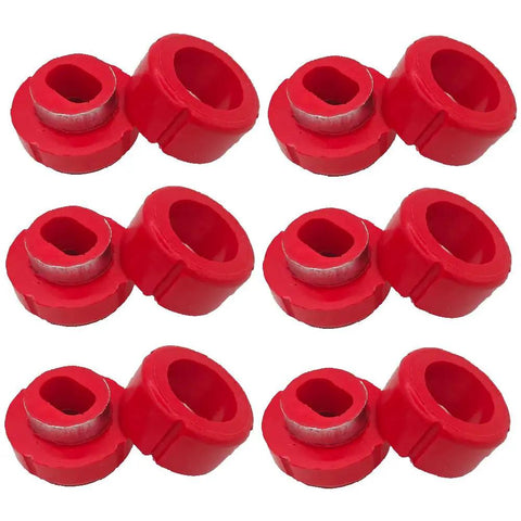 Beefed Up Polyurethane Body Mount Bushing Kit With Metal Ring Direct Fit For 1981 To 1987 Chevy C10 C20 K10 K20 K30 And GMC Trucks