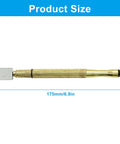 Pro Glass Cutter Kit With Legit Sharp Tungsten Scribe Engraving Pen, 175mm gold ergonomic handle for precise glass scoring.