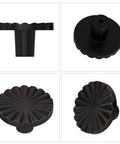 Oil Rubbed Bronze Cabinet Knob Set 10 Pack For Kitchen Cabinets Drawers And Dresser 1.45 Inch Diameter 0.8 Inch Height Rust Proof Metal Hardware