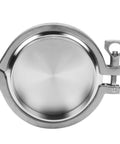 4-inch stainless steel sanitary pipe end cap with tri-clamp hardware