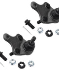 Front End Suspension Kit For Toyota RAV4 2006 To 2018 With Eight Piece Replacement Set Including Front Inner And Outer Tie Rod Ends Front Lower Ball Joints And Sway Bar Links For Improved Steering Smoother Ride And Lasting Durability, two ball joints with hardware