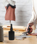 Solid Black 50ml H Dpe Sealed Dropper Bottles Kit Perfect For Industrial Glue Dispensing And Diy Craft Projects With Thickened Plastic Fine Tips For Smooth Pouring Every Time on a crafting table.