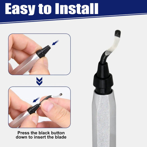 Kick Some Major Butt With This Sweet 3D Printing Deburring Tool Kit featuring easy blade installation process.