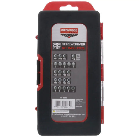 Solid As A Rock Top Pick Gunsmithing Screwdriver Set With Interchangeable Bits And Rugged Storage Case For Pistol Rifle Assembly Quick Fixes And Daily Range Maintenance, 22 piece kit.