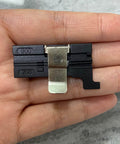 3 In 1 Fiber Cleaver, Fiber Holder And Fiber Fixture Clamp For FTTH 250um 900um Cables, Aluminum Alloy Construction, Black Finish, Secure