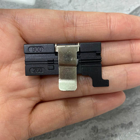 3 In 1 Fiber Cleaver, Fiber Holder And Fiber Fixture Clamp For FTTH 250um 900um Cables, Aluminum Alloy Construction, Black Finish, Secure