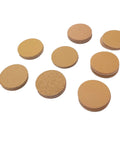Top Tier 3 Inch Gold Aluminum Oxide Hook And Loop Sanding Discs With Hook Back For Orbital Sanders Smooth Woodwork Auto Body Metal Wall Finishing Pack Of One Hundred Sheets Durable Heavy Duty Abrasive Tool laid out in a random arrangement.