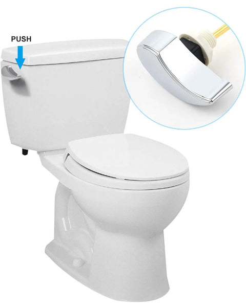 Toilet Flush Handle Replacement Chrome With Side Mount Lever Compatible With TOTOTHU004CP Trip Lever for ST701 CST854 CST884