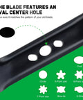 20 Inch Mower Blade Replacement Beefed Up For Hyper Tough Murray Push Mower Fits MNA152505 And MNA152701 Oval Center Hole
