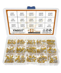 Massive 600Pcs Multilayer Ceramic Capacitor Assortment Kit 22pF To 1uF For DIY Electronics, 50V Rating, 5.08mm Pitch In Line Mount