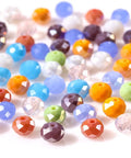 Quality Heavy Duty Loose Faceted Crystal Glass Beads To Spice Up Your DIY Gear Total Banger Sparkling Spacer Stones in assorted colors.