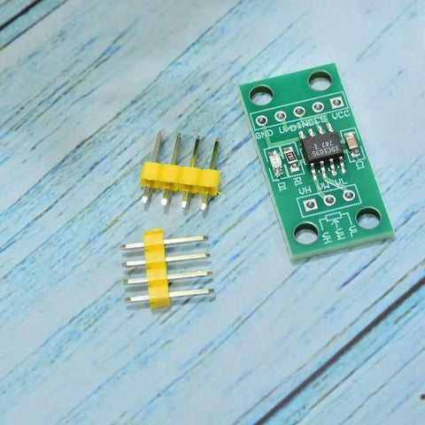 X9C103S Digital Potentiometer Module For Arduino Four Piece Set with precise digital resistance on a wooden surface