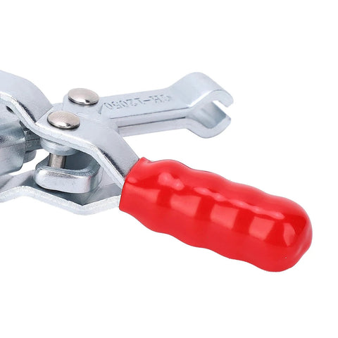 Heavy Duty Toggle Clamp With 150kg Clamping Force Horizontal Plunger Stroke Welding Hold Down Clamp For Woodworking Jigs And Fixtures