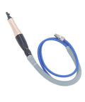 Badass 23000 RPM Pencil Die Grinder Air Tool with Heavy Duty Aluminum Alloy Body on a flexible hose for precision grinding.