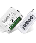 ECO-WORTHY DC motor controller kit with wireless remote; white remote and green terminal block.
