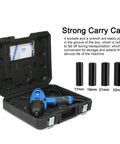 7.5 Amp Electric Impact Wrench 1/2 Inch Drive with 450 Ft Lbs Max Torque 3400 RPM, sockets in carry case