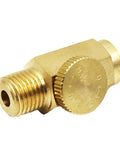 Pro Grade Pneumatic Speed Regulator With Dual Quarter Inch Threads For Industrial Equipment High Accuracy Air Regulator, brass body