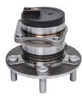 Fwd Front Steering Knuckles With Hubs And Rear Wheel Hub Bearings Set For 2007 To 2012 Mazda CX 7 Replacement shown in close-up view