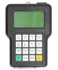 Standalone CNC Controller for 3 Axes With DSP Remote Hand Controller showing front panel with buttons and screen.