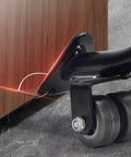 Close-up of 360 degree swivel wheel of 4 Pack Heavy Duty Furniture Movers Dolly, designed for easy movement of heavy items.