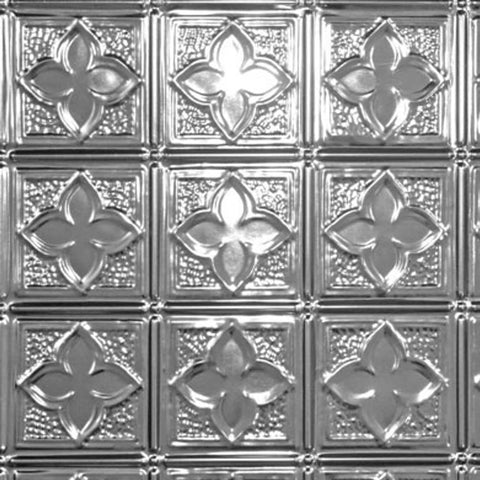 Tin Plated Steel Wall And Ceiling Panels DIY Nail Up Kit 2 Ft By 2 Ft Unfinished 12 Pack Ready For Oil Based Paint Silver Brushed Look