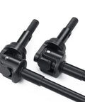 Close-up of Beefed Up Heavy Duty Steel RC Front And Rear Axle Shafts CVD Drive Shaft Upgrade for Axial SCX6 AXI05000