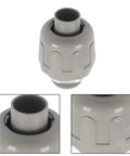 Heavy Duty Liquid Tight Connector 1/2 Inch Straight 180 Degree No Sweat Install Steel Plastic Conduit Fitting Solid Grip 150 Pack with gray plastic housing.