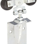 Zinc Flexible Door Hanger 2 Pack With Single Strap For Wood Frame Doors Slick Quiet Sliding Hardware, durable zinc finish