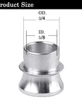 Heavy Duty High Misalignment Spacer Three Quarter To Five Eighth Inch Bore For Heim Joints Rod End Four Pack Converts Three Quarter Bore To Five Eighth Inch Bolt Fits Automotive And Industrial Linkages, 3/4 OD, 5/8 ID steel