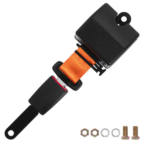 Universal 2 Point Harness Kit For Tractors Mowers And Buggy With 46 Inch Quick Extend Adjustable Length Includes Mounting Screws