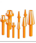 Heavy Duty CNC Spindle Motor Clamp And Machining Center Cleaning Rod featuring assorted orange industrial tools for precision work.