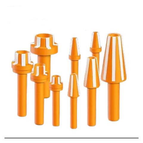 Heavy Duty CNC Spindle Motor Clamp And Machining Center Cleaning Rod featuring assorted orange industrial tools for precision work.